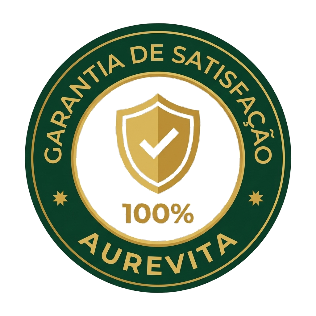 Selo Garantia de Satisfação 100% Aurevita